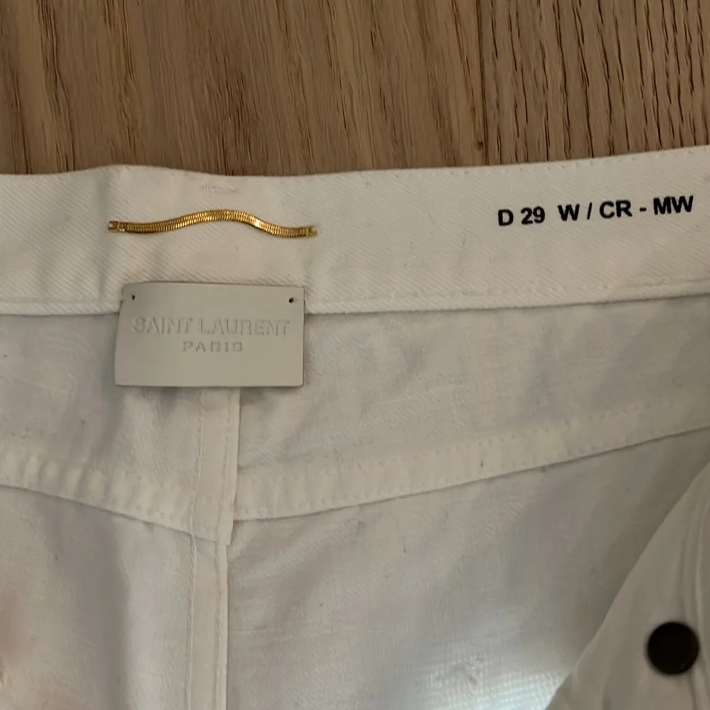 NEW YSL white jeans - Picture 4 of 6